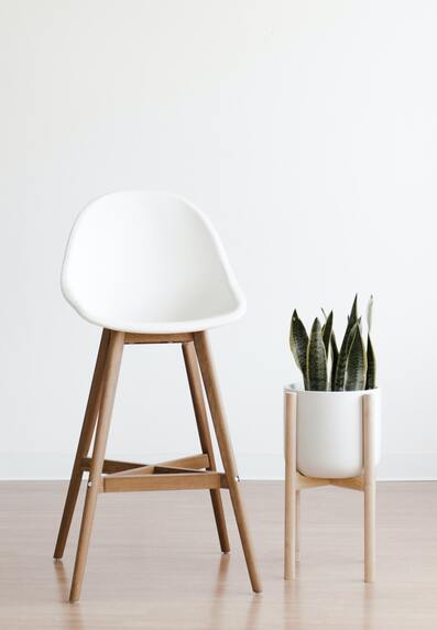 silla de bambú